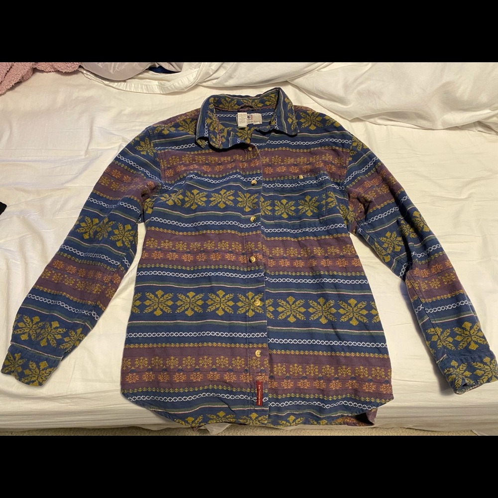 XL patterned flannel